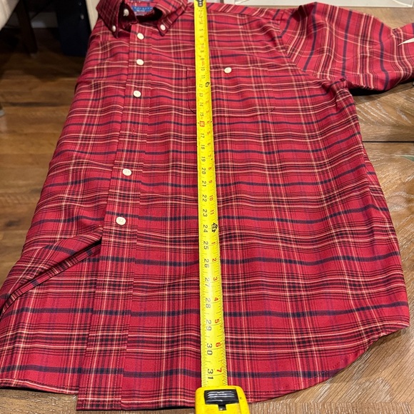 Towncraft Red and Black Plaid Men's Shirt XL - Picture 9 of 11